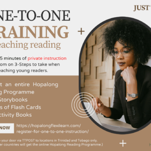 Training Session (How to Teach Reading)TT$560 ≈ US$82.58